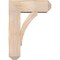 Ekena Millwork Thorton Craftsman Smooth Bracket w/ Offset Brace, Douglas Fir, 7 1/2"W x 20"D x 28"H BKT0806X20X28THR04SDF - alternate 4